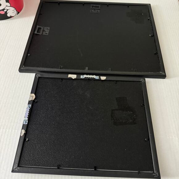 Mickey Mouse Framed Christmas Pictures(2) and Plastic Bucket - Picture 5 of 6